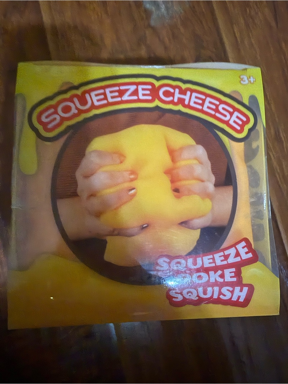Yellow Stress Toy - Squeeze, Poke & Squish